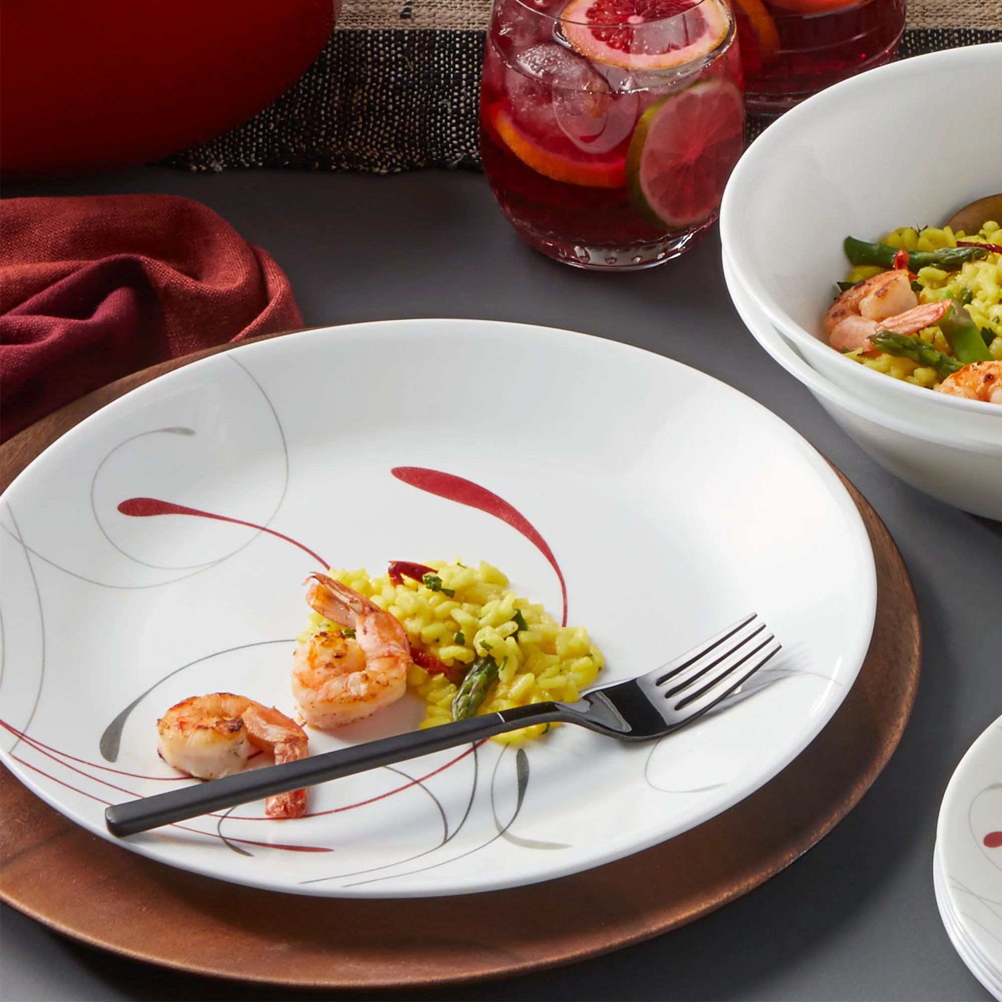 Corelle Vitrelle Splendor 12-piece Dinnerware Set, Service for 4 - Image 2