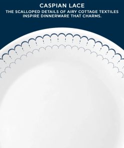Alternative view of Corelle Vitrelle Caspian Lace 10.25 Dinner Plate