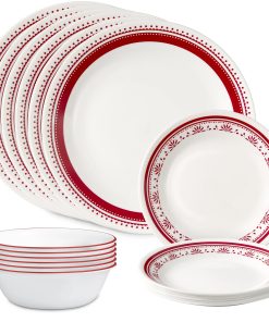 Corelle Vitrelle Sadie 18-piece Dinnerware Set, Service for 6