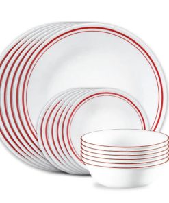 Corelle Vitrelle Logan 18-pc Dinnerware Set, Service for 6