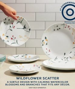 Alternative view of Corelle Vitrelle Wildflower Scatter 18-ounce Cereal Bowl