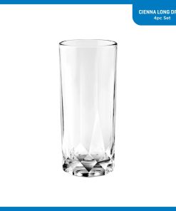 Alternative view of Corelle Vitrelle Cienna Long Drink Glasses (4-Pieces), 14.5-ounce, dishwasher Safe