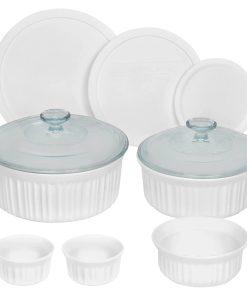 Corelle Vitrelle French White Corelle 10-piece Round Bakeware Set