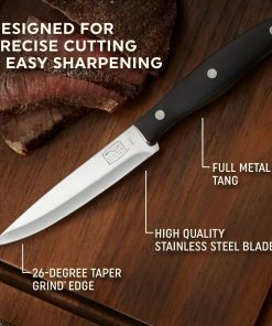 Alternative view of Corelle Vitrelle Ellsworth 4-piece Steak Knife Set