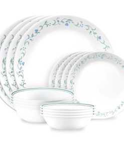 Corelle Vitrelle Country Cottage 16-piece Mugless Dinnerware Set, Service for 4