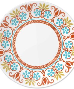 Corelle Vitrelle Global Collection Terracotta Dreams 10.25 Dinner Plates, 4-pack