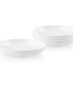 Corelle Vitrelle Winter Frost White 30-ounce Versa Meal Bowls, 4-pack