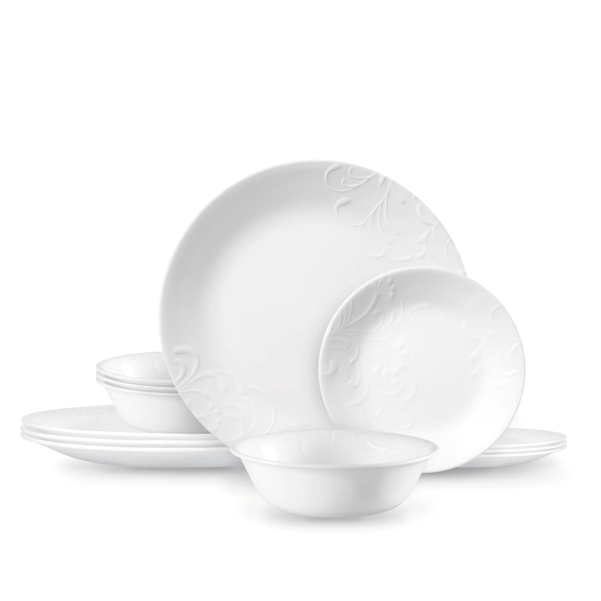 Corelle Vitrelle Madeline 12-piece Dinnerware Set, Service for 4
