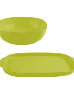 Corelle Vitrelle 2-piece Green Serving Set