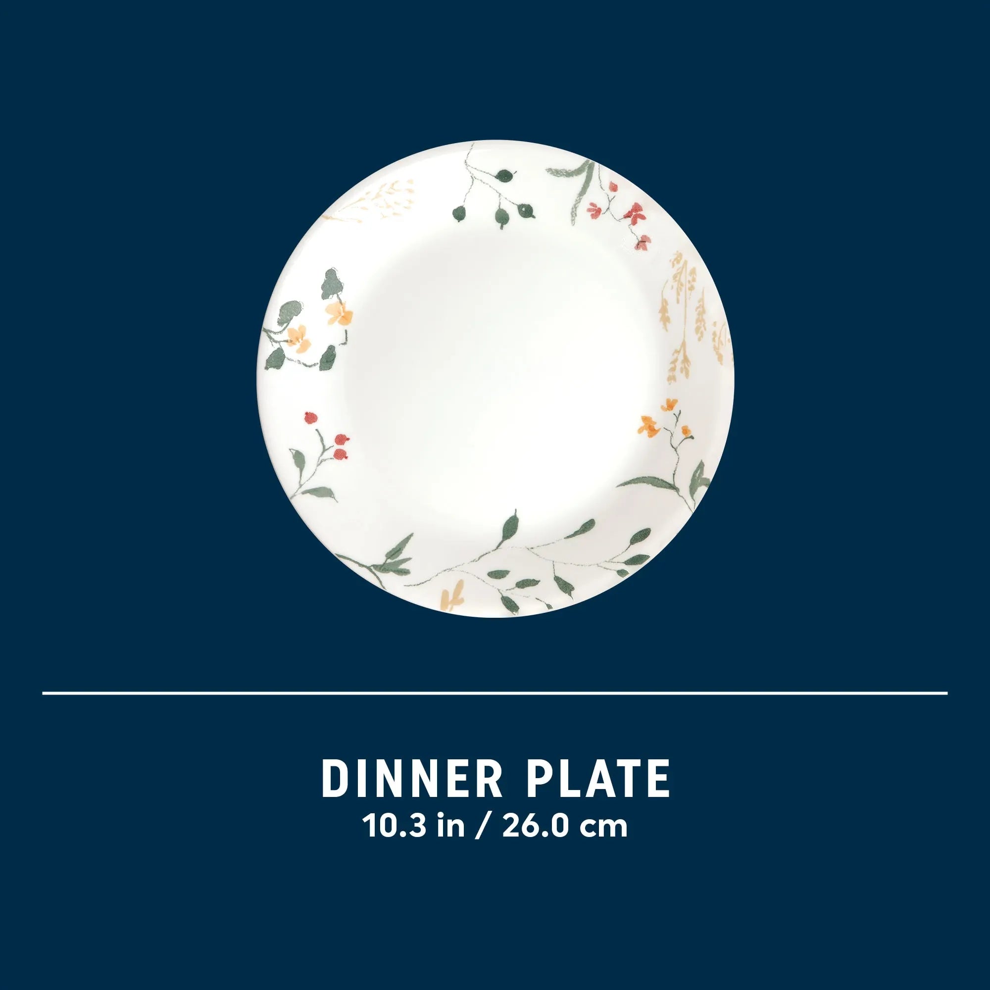 Corelle Vitrelle Wildflower Scatter 10.25 Dinner Plate - Image 8
