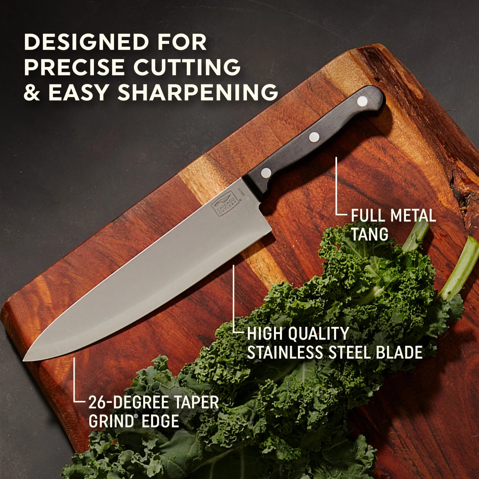 Corelle Vitrelle Essentials Corelle 3-piece Knife Set - Image 2