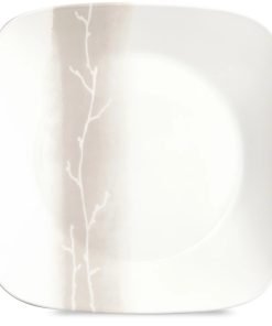 Corelle Vitrelle Square Wandering Grove 10.5 Dinner Plate