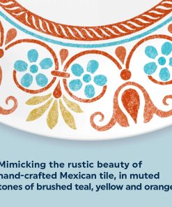 Alternative view of Corelle Vitrelle Global Collection Terracotta Dreams, 8.5 Salad Plates, 6-pack
