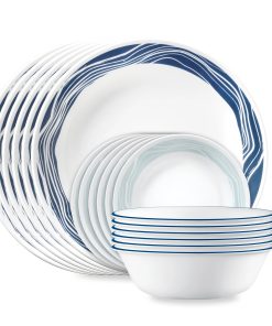 Corelle Vitrelle Acadia 18-piece Dinnerware Set, Service for 6