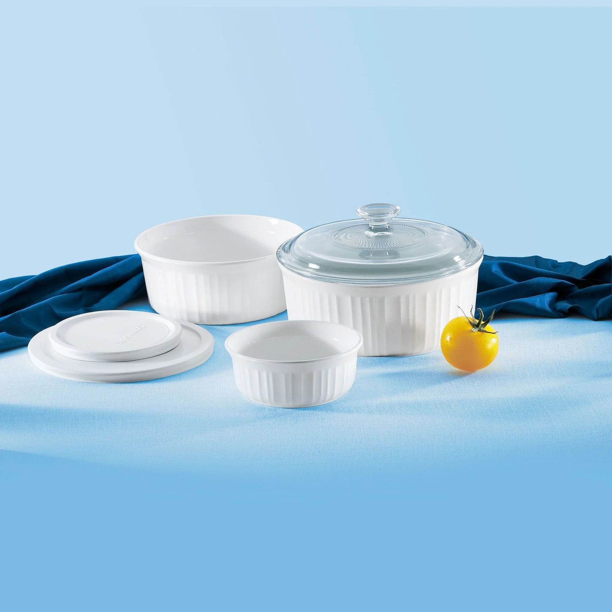 Corelle Vitrelle French White Corelle 6-piece Bakeware Set - Image 3