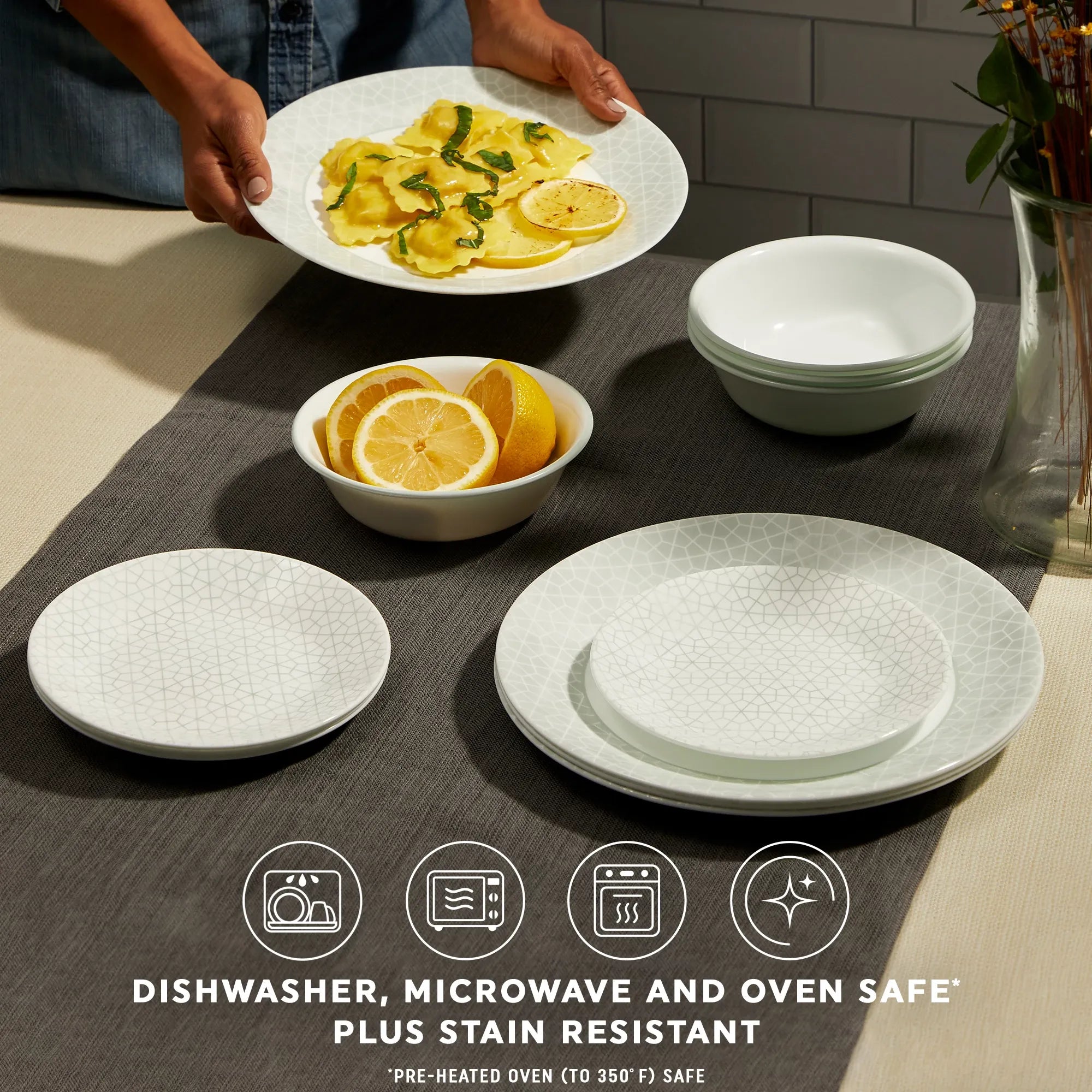 Corelle Vitrelle Knox 12-piece Dinnerware Set, Service for 4 - Image 8