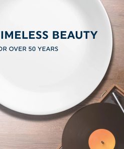 Alternative view of Corelle Vitrelle Mystic Gray 10.25 Dinner Plate