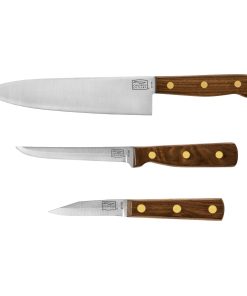 Corelle Vitrelle Walnut Tradition Corelle 3-piece Knife Set