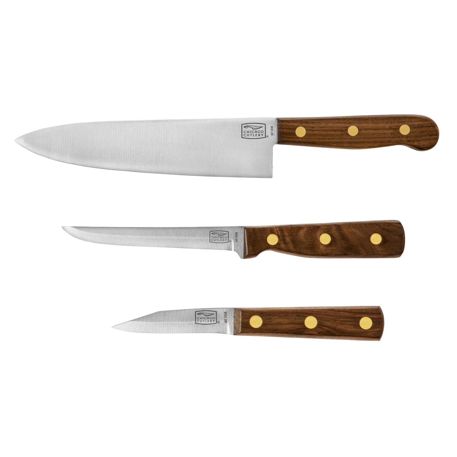 Corelle Vitrelle Walnut Tradition Corelle 3-piece Knife Set