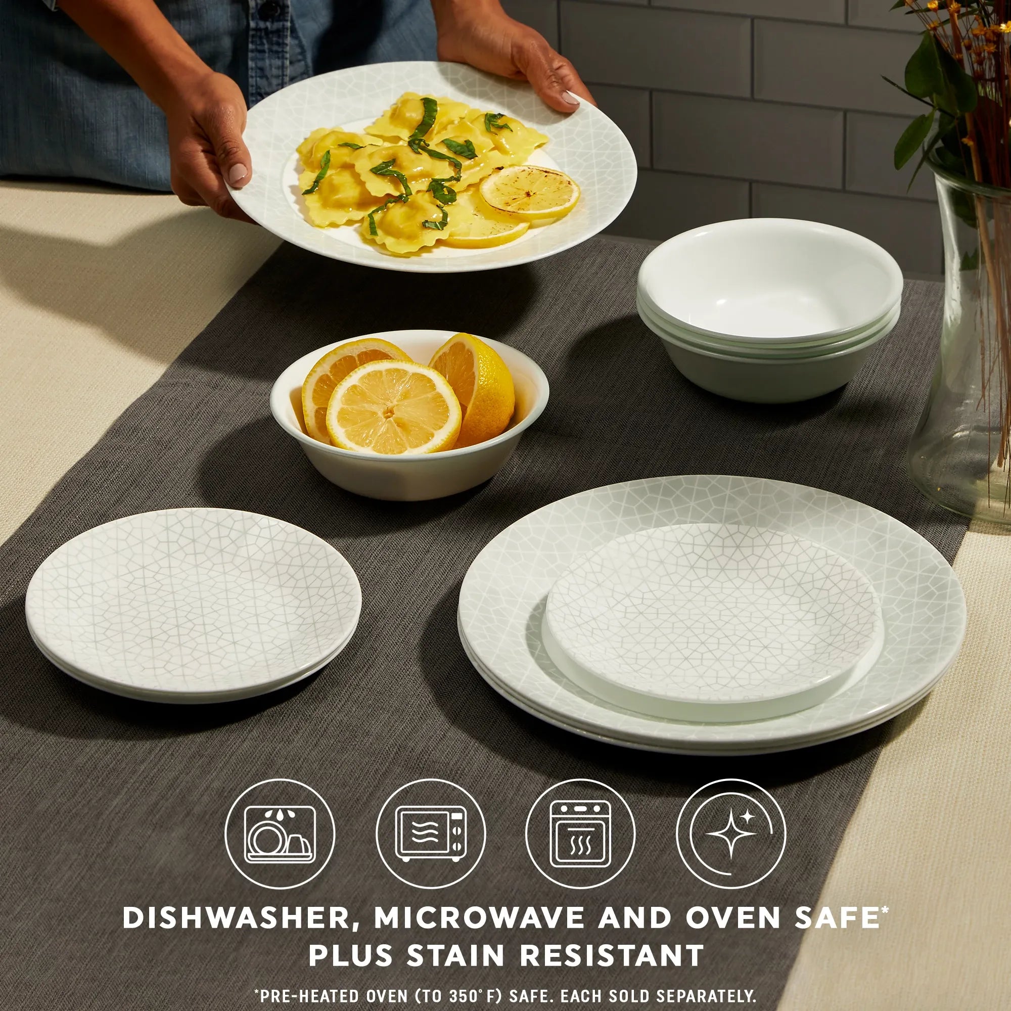 Corelle Vitrelle Knox 6.75 Appetizer Plate - Image 3