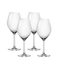 Corelle Vitrelle Sondria Red Wine Glasses (4-pieces), 20-ounce, Dishwasher Safe