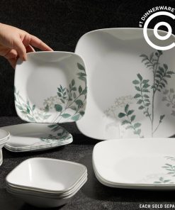 Alternative view of Corelle Vitrelle Square Amalie 6.5 Appetizer Plate