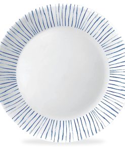 Corelle Vitrelle Botanical Stripes 10.25 Dinner Plate