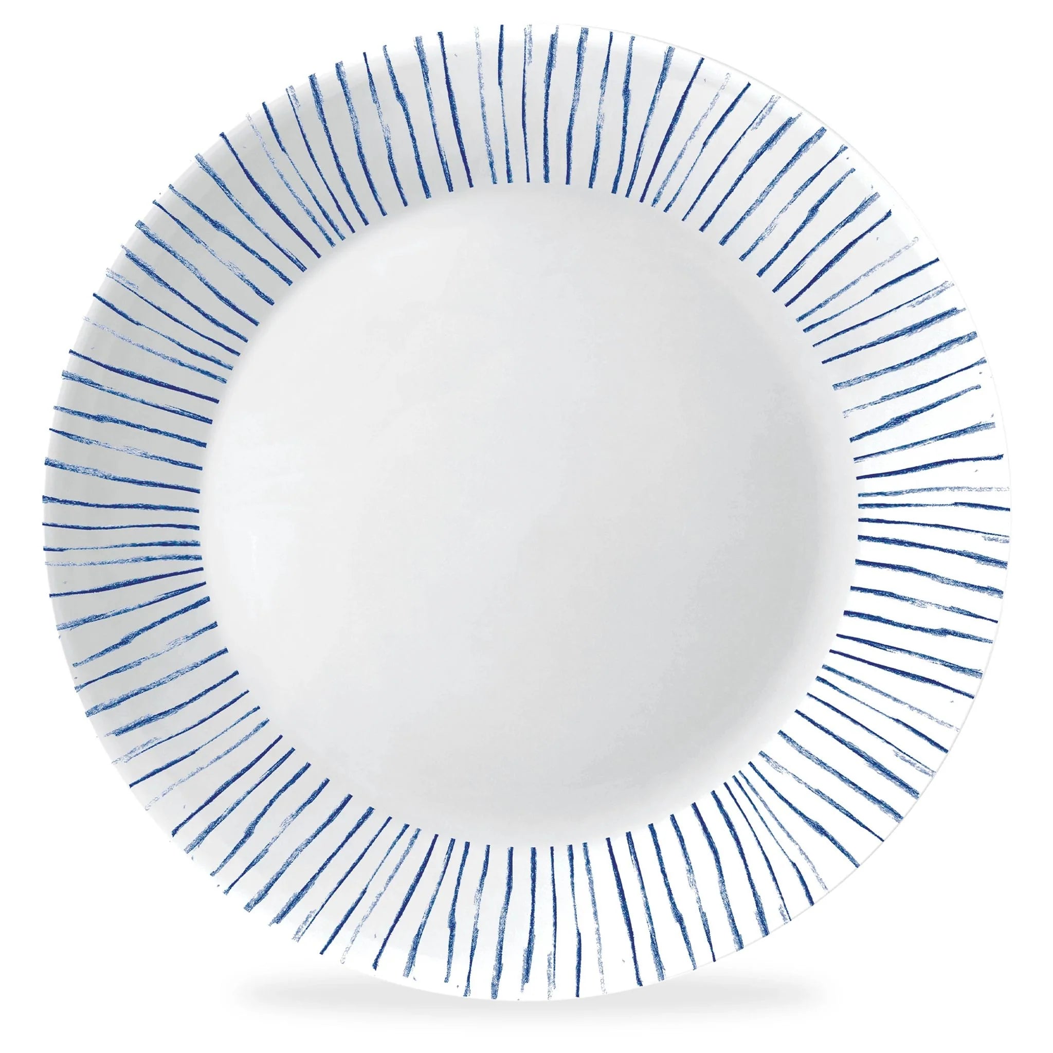 Corelle Vitrelle Botanical Stripes 10.25 Dinner Plate