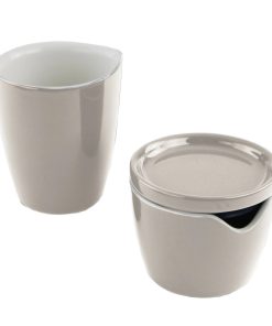 Corelle Vitrelle Truffle Cream and Sugar Set