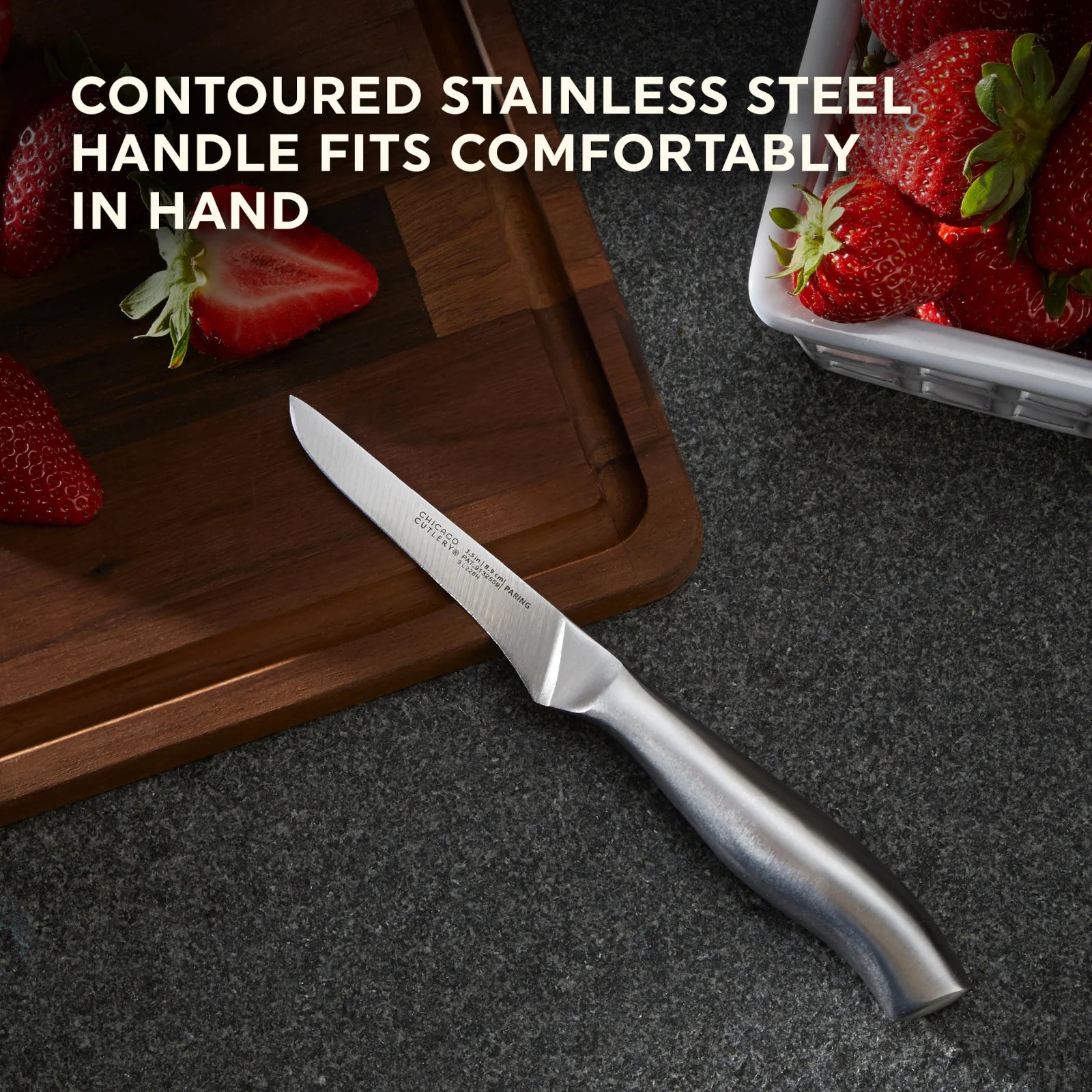 Corelle Vitrelle Insignia Steel Corelle Guided Grip 2-piece Knife Set - Image 4