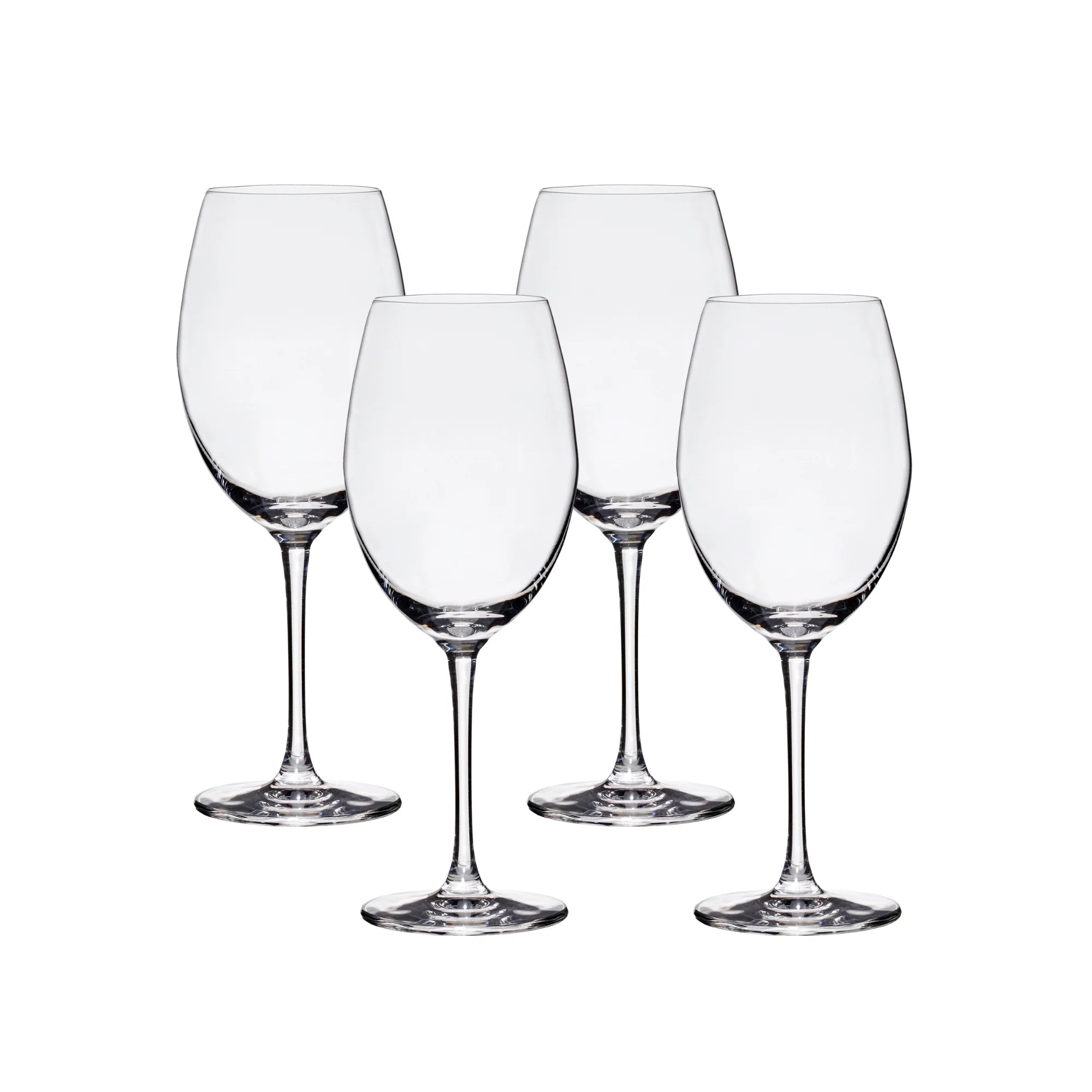 Corelle Vitrelle Bangkok Bliss Cabernet Glasses (4-Pieces), 16-ounce, Dishwasher Safe, Lead-free Crystalline