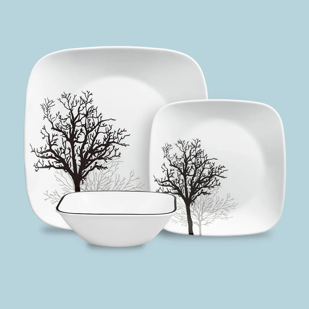 Corelle Vitrelle Timber Shadows 18-piece Dinnerware Set, Service for 6 - Image 6