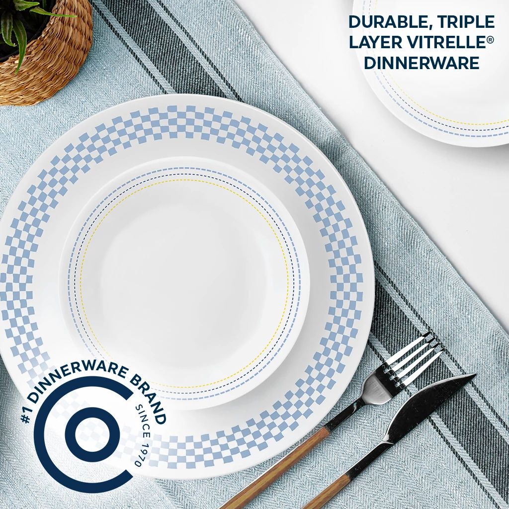 Corelle Vitrelle Amelia 12-piece Dinnerware Set, Service for 4 - Image 3