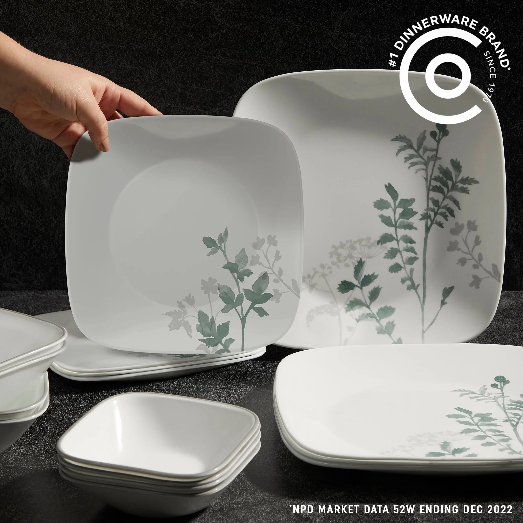 Corelle Vitrelle Amalie 16-piece Dinnerware Set, Service for 4 - Image 3