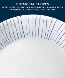 Alternative view of Corelle Vitrelle Botanical Stripes 10.25 Dinner Plate, 6 pack