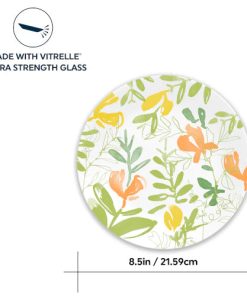 Alternative view of Corelle Vitrelle Contemporary Fruit 8.5 Salad Plate-4 Pack